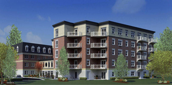 Architectural Rendering of Lynde Creek Village Expansion Project