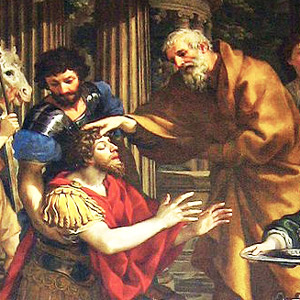 Ananias Restoring the Sight of Paul by Pietro De Cortana